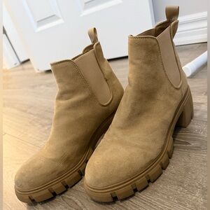 Steve Madden Tan Ankle Booties